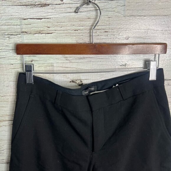 Banana Republic Ryan Trouser Pant Black Bi-Stretch 6 dress pants - Picture 3 of 6